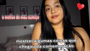 EXPLIQUEI O MOTIVO DO MEU SUMIÇO + MOSTREI ALGUMAS COISAS QUE CHEGOU DA COMEMORAÇÃO DE 5K🥰🥰