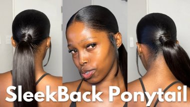Sleek Low Ponytail Tutorial | Affordable & Easy .