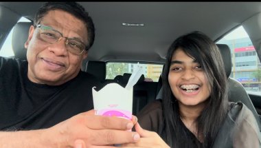 We tried the new biscoff ice cream ft daddy
