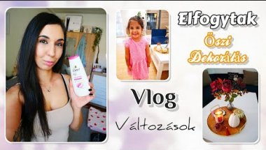 Őszi dekorálás és elfogyott termékek + egy kis napi vlog 🍂