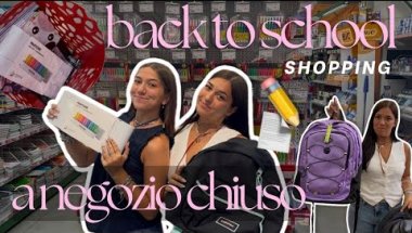 UN NEGOZIO TUTTO PER NOI per lo SHOPPING BACK TO SCHOOL📝🤩// bts week