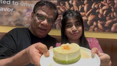 We tried the tiramisu gula Melaka cake