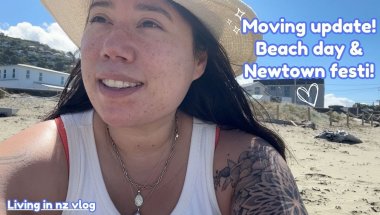 Moving update, beach day 🏖️ and Newtown festival 💃 Living in nz vlog