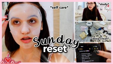 Nicht bereit für Montag 😭🎀 SUNDAY RESET ⭐🎀🧺🧼 aufräumen + orga, self care & prep für die Woche! ౨ৎ