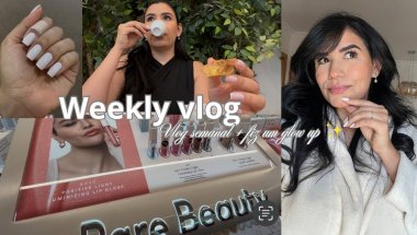 WEEKLY VLOG / vlog da semana + glow up para o final de semana