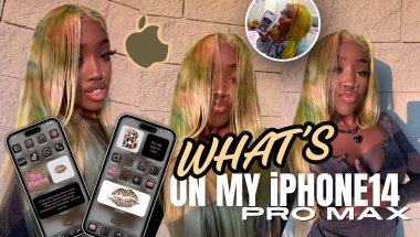 WHATS ON MY IPHONE 14 PRO MAX |PINK AND CHEETAH | Beauteous Benita|