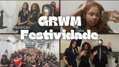 GRWM para a festividade da igreja ✨💒 | Look + Make