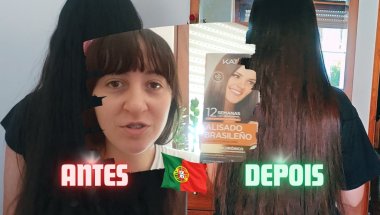 Alisamento Brasileiro da Kativa em Portugal | Gastei apenas 16€ para alisar meu cabelo! 😱✨