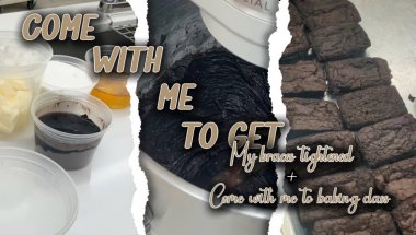 Come with me to get my braces tightened + come with me to baking class