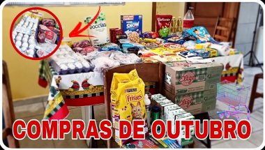 FIZ A DESPESA DO MÊS TENTANDO ECONOMIZAR| SERÁ QUE DEU PRA COMPRAR TUDO?