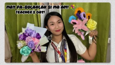 Grabe! May pa-flowers ang mga students ko 😍🌹| Ma’am Mitch