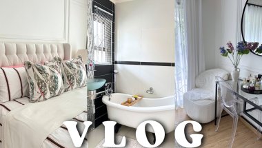 VLOGTOBER EP 3|| HOME MAKING DIARIES || MASTER BEDROOM & BATHROOM RESET || NEW LUVME HAIR ||