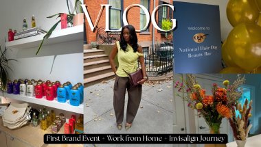 Come with me to MY FIRST BRAND EVENT + Balancing Content Creation & a 9-5 + Getting INVISALIGN |VLOG