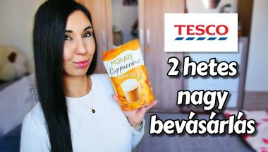 Október eleji 2 hetes nagy bevásárlás / TESCO HAUL / Ebéd ötlet 🛒
