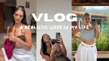 a realistic week in my life vlog | get to know me | completing 3 knit and crochet projects