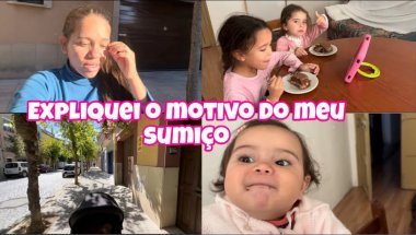 Expliquei o motivo do meu sumiço, ela está engatinhando, rotina da escola aqui em Espanha 🇪🇸