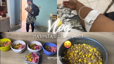 MARMITAS DA SEMANA / E ROTINA INDO TRABALHAR COMO CLT 😅🫡💪🏼
