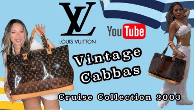 Louis Vuitton Vintage Vynil Cabbas GM Transparent Cruise Collection Limited Edition Review