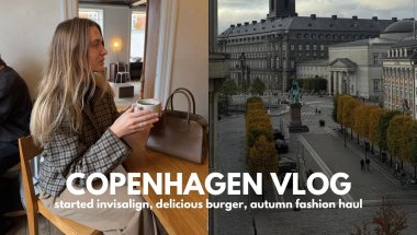 Wednesday in my Copenhagen life⎢started invisalign, delicious burger, autumn fashion haul