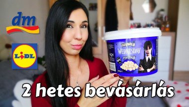 Október közepi 2 hetes bevásárlás / LIDL +  DM HAUL / Ebéd ötlet 🛒