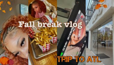 Fall break vlog (trip to ATL)|shopping , I got braces Etc|