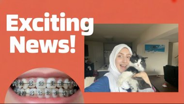 Exciting news! Braces, mini vlog, and sleepover at my mom’s!