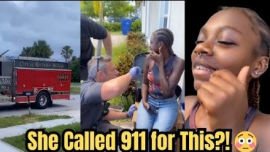 American Lady Calls 911 Over Stuck Braces — Nigerians React in Shock!