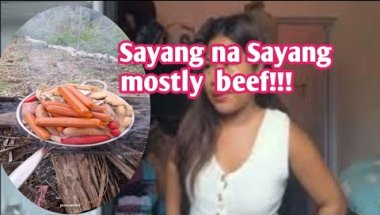 Pagkatapos ng tyhpoon Tino sobrang daming sayang karne more on beef!!!!