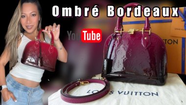 Unboxing Louis Vuitton Alma BB Ombré Bordeaux