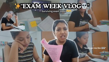 A Week in My Life: Exam Edition 🎓 (Science stream 💀) | Study, Stress & Surviving College 😭😭 || AB ||