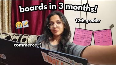 chaotic PREBOARDS PREP VLOG, using AI to study🫡 class 12 commerce, aesthetic study vlog📖