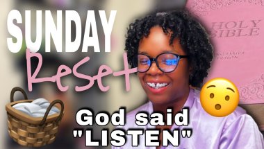 A Very Real Sunday Reset: Laundry, A Mini Haul & God Said ‘Listen