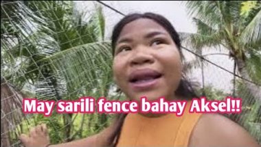 Ito bahay Aksel with fence na din!!!
