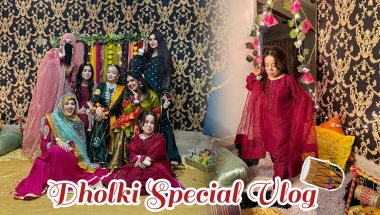 Dholki special vlog || surprise dholki || A day with family || reema Aly