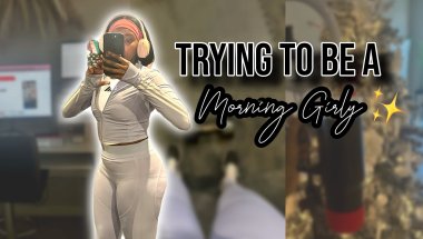 ✨ Trying to Be a Morning Girl ✨ | Cozy Productive Morning Routine