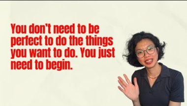You don't need to be perfect to do the things you want to do | Chi Chi Wang