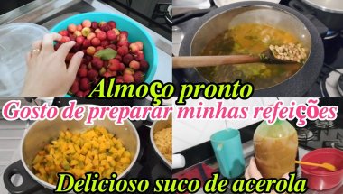 😋ALMOÇO PRONTO/🙏🏻GOSTO DE PREPARAR MINHAS REFEIÇÕES @casinhadadebora2041