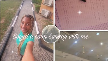CALM SUNDAY VLOG💖✨️- going to church⛪️| studying📖 | arranging stuff & going for a walk 🚶‍♀️