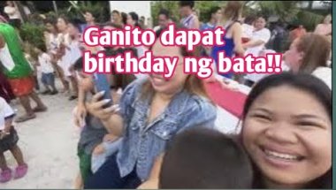 Birthday anak ni Lembot sobrang saya!!!!