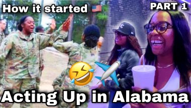 Flew to Alabama to See My Battle Buddy 🇺🇸… and We Immediately Started Acting Up 😂✈️ (Part 1)