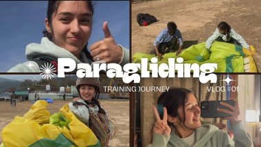 Paragliding training day 1 | can’t believe I actually went for it 😝🤪