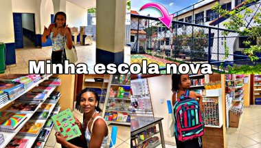 MATERIAL ESCOLAR PRA 2026+ MUDEI DE ESCOLA🏫
