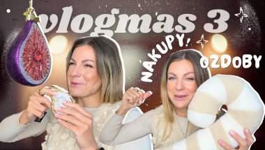 Vánoční nákupy, ozdoby na stromeček, vánoční nehty, vánoční všechno 🎅🏼 Vlogmas 3 ❤️‍🔥