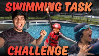 We Played Pakda Pakdi in the Pool?! + Insane Challenge Tasks
