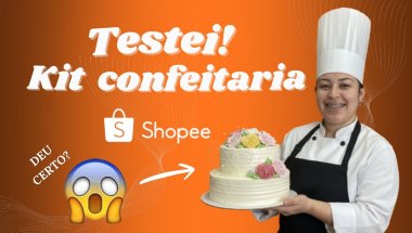 DEU CERTO? Testei o Kit Confeitaria da Shopee de 38 reais!!