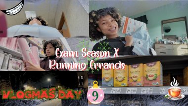 Vlogmas Day 9🎄| Taking an Exam, Errands, Braces Color Change + Packages||Christmas'25 w/ Kala Simone