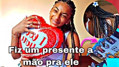 FIZ UM PRESENTE A MÃO PRA ELE😍TO DE VISUAL NOVO