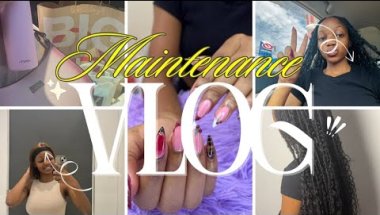 MAINTENANCE VLOG🤍| braces appointment + hair + nails | Spend the Day With Me✨(Romanticizing Life)