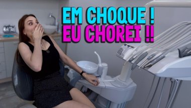 Eu quase CHOREI na cadeira do dentista no BRASIL 🇧🇷