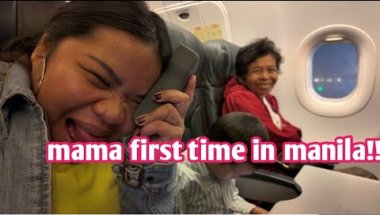 First Time mama makapunta ng manila at makasakay ng eroplano